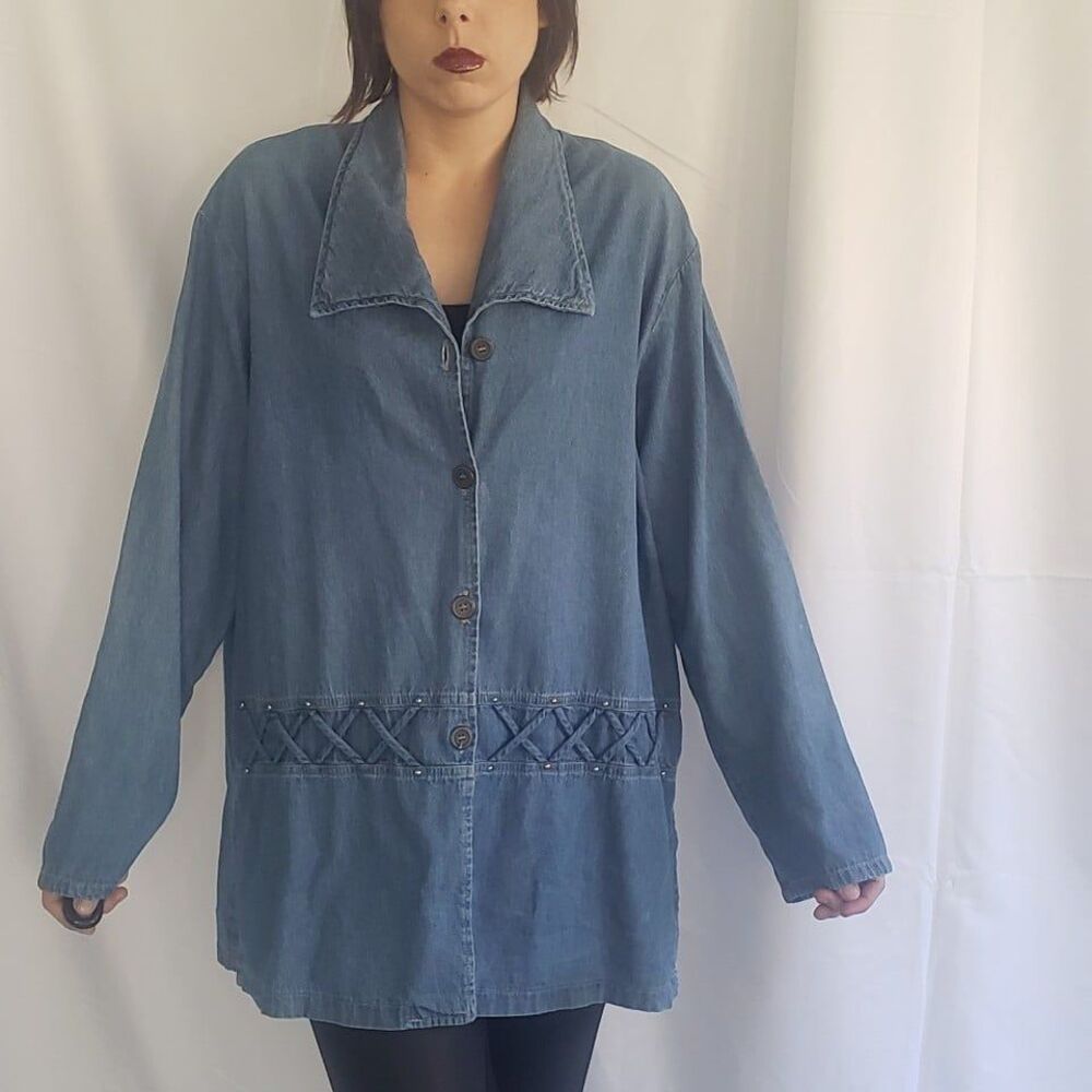 90s Denim Button Down Shirt